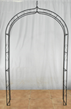Arch Black Metal 96"