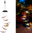 Windchime Solar Dragonflies 24"