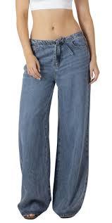 LOW RISE JEANS MED INDIGO