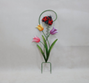 Garden Stake Tulips & Ladybug 36"