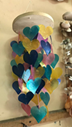 Wind Chime Love Shell 14"
