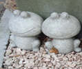Frog Small Sitting 10" White