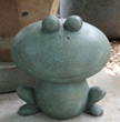 Frog Large Sitting 13" Green
