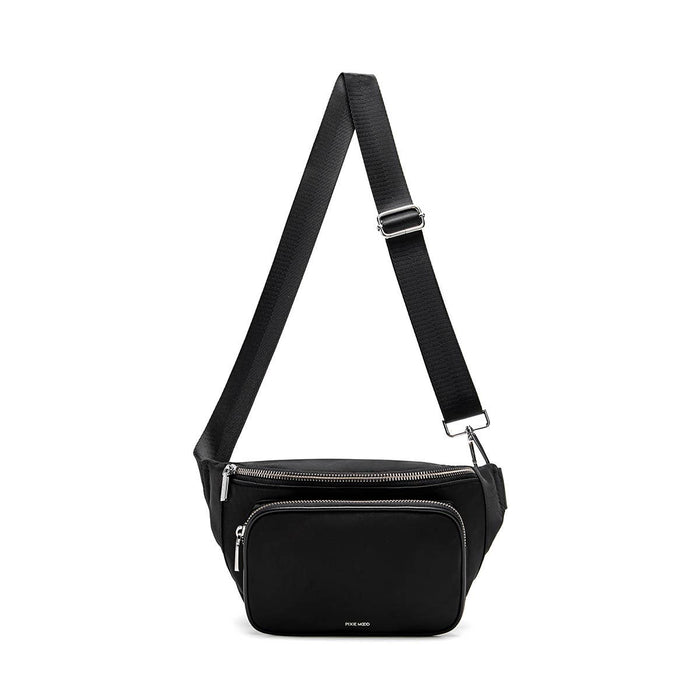 Aaliyah - Recycled Nylon Fanny Pack - Black Nylon