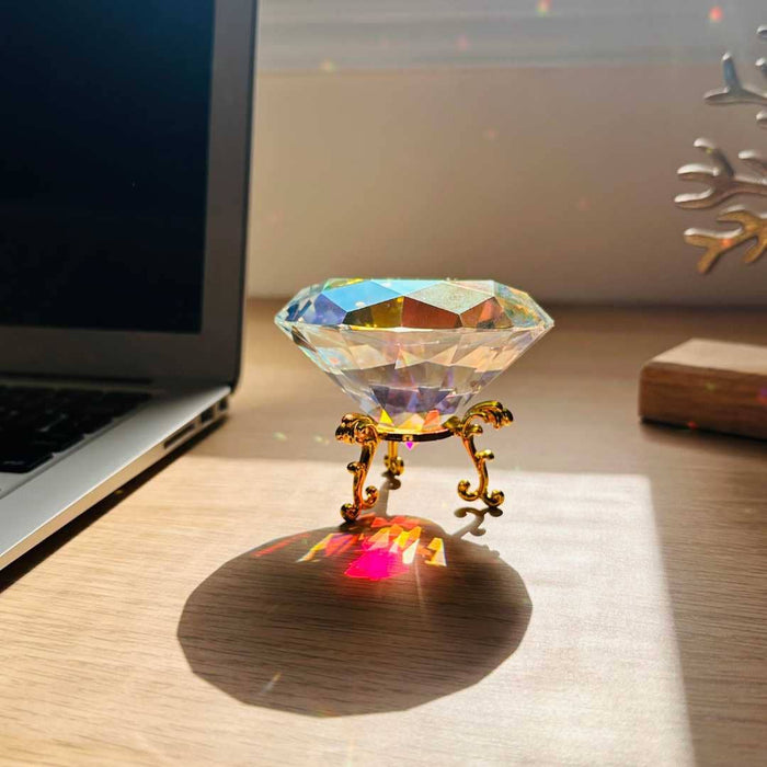 Diamond Desk Suncatcher - Office Home Decor Gift