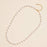 5mm Classic Large Pearl Link 18K Gold Dipped Necklace