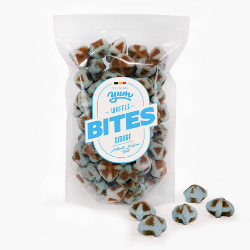 Belgian Waffle Bites 11oz  – Smurf