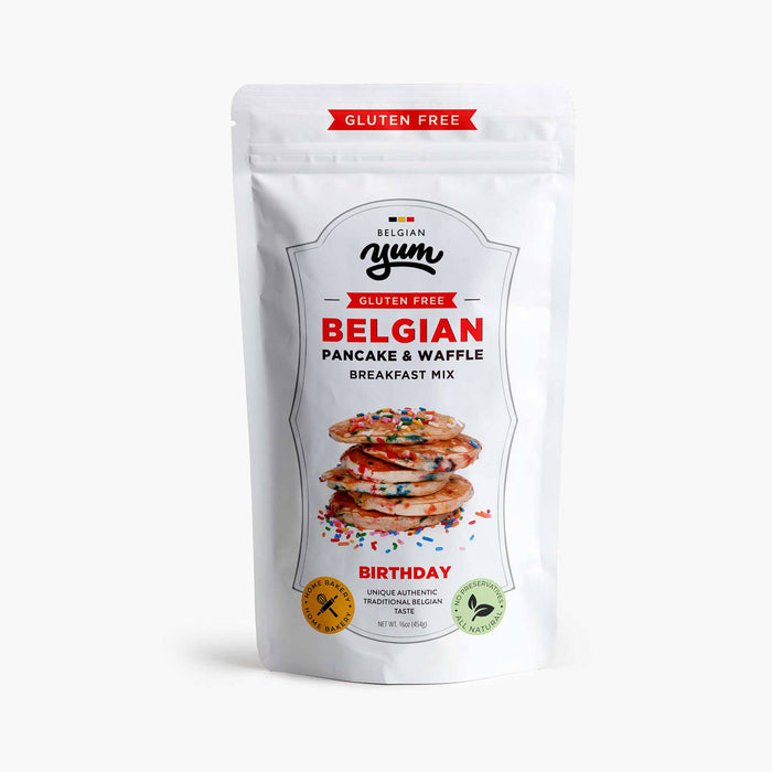 Belgian Pancake-Waffle Breakfast Mix–Birthday-GLUTEN FREE