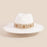 Flower Ribbon Bow Fedora Hat