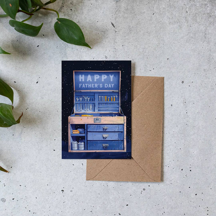 Happy Father's Day Toolbox | Father's Day Greeting Card