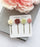 Flower Bobby Pins | Rose Hair Pins | Dusty Rose and Green