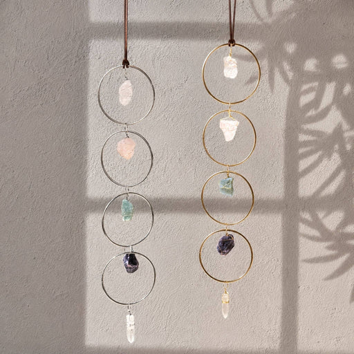 Crystal Wall Hanging – Spiritual Boho Home Decor