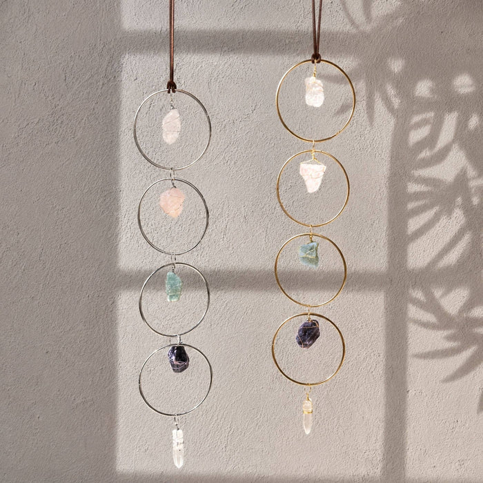 Crystal Wall Hanging – Spiritual Boho Home Decor