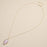 Iridescent Cloud-Shaped Pendant Necklace