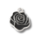 Rose Silver Charm