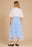TIERED TULLE MESH MAXI-MIDI SKIRT