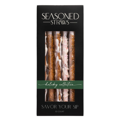 Holiday Collection Seasoned Straws 10ct.