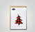 Plaid Christmas Tree Plantable Greeting Card