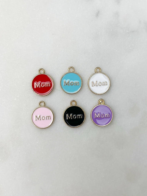 Mom Round Charm