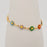 Enamel Flower Chain Bracelet