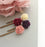 Rose Bobby Pins - Maroon and Purple