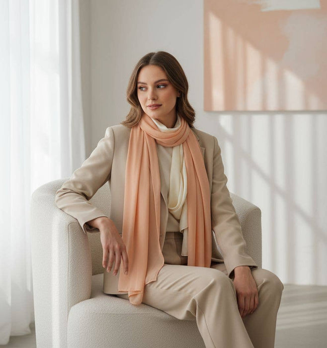 Chiffon Scarf Asst Colours