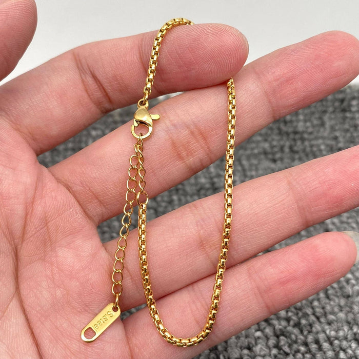 Multi Style 18K Gold Plated SS Chain DIY Accessories - FGS