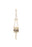 48" Beaded Plant Hanger - Fits 4"-10" Planter Macrame