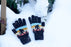 Sasquatch Shadows Knit Gloves