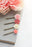 Flower Bobby Pins Set | Shades of Pink and Coral | Pink Rose