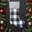 Contemporary Check Christmas Stockings