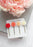 Flower Hair Pins | Ombre Set | Red Coral and Peach Roses