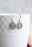 Aqua Glass Earrings | Sparkling Oval Drops
