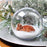 80mm Clear Acrylic Fillable Ball Ornament