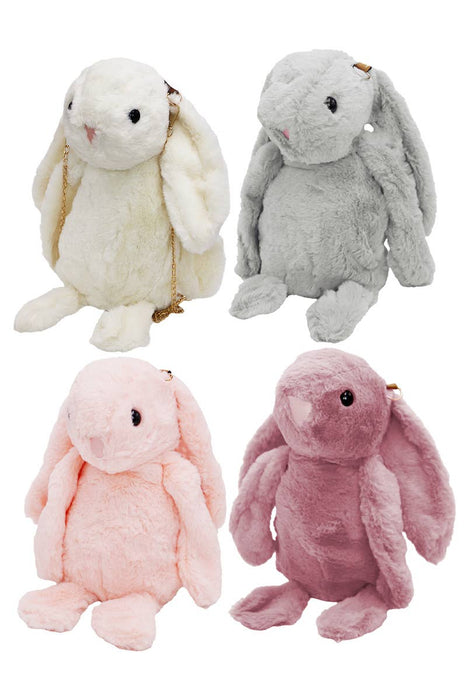 Bunny Rabbit Fuzzy Faux Fur Crossbody Bag