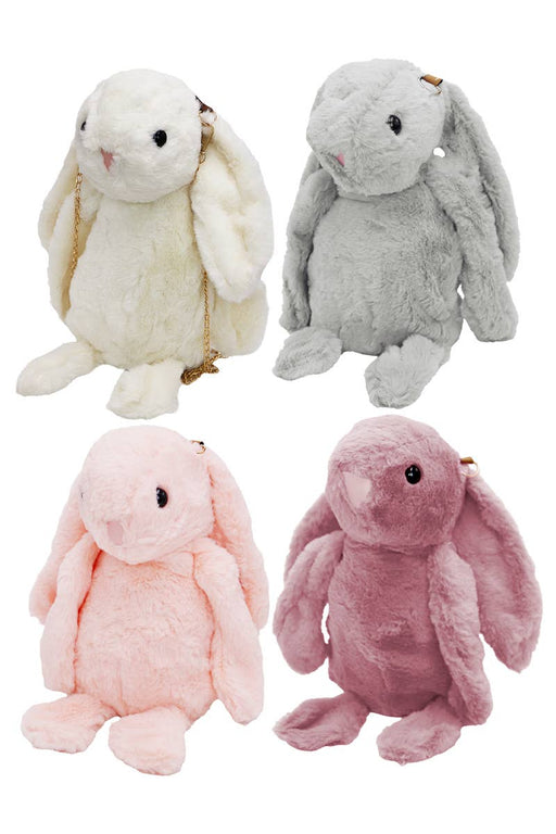 Bunny Rabbit Fuzzy Faux Fur Crossbody Bag