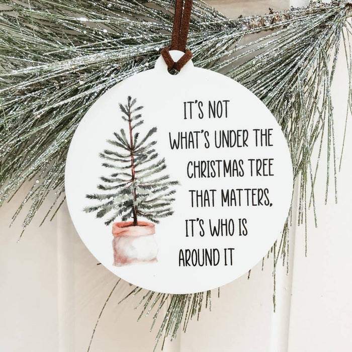 Christmas Quote Christmas Ornament