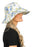 Flower Design Bucket Style Big Brim Both-Side Sun Hat