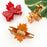 Acetate Red Maple Leaf Hair Claw, Autumn & Winter Hair Clip