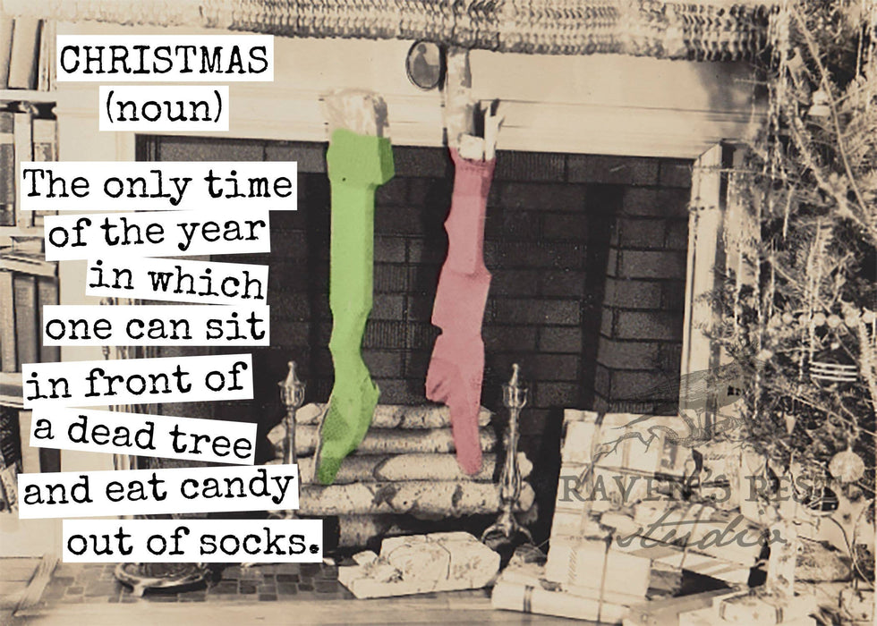 CHRISTMAS (noun) The Only Time Of The Year In Which One Can