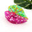 Red Palm Leaf & Monstera Acetate Hair Claw Clip