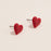 Heart Earring with CZ Stones