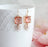 Art Deco Earrings | Square Jewel with Glass Leaf Drop