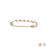 18K Gold Stainless Steel Charm Holder Brooch