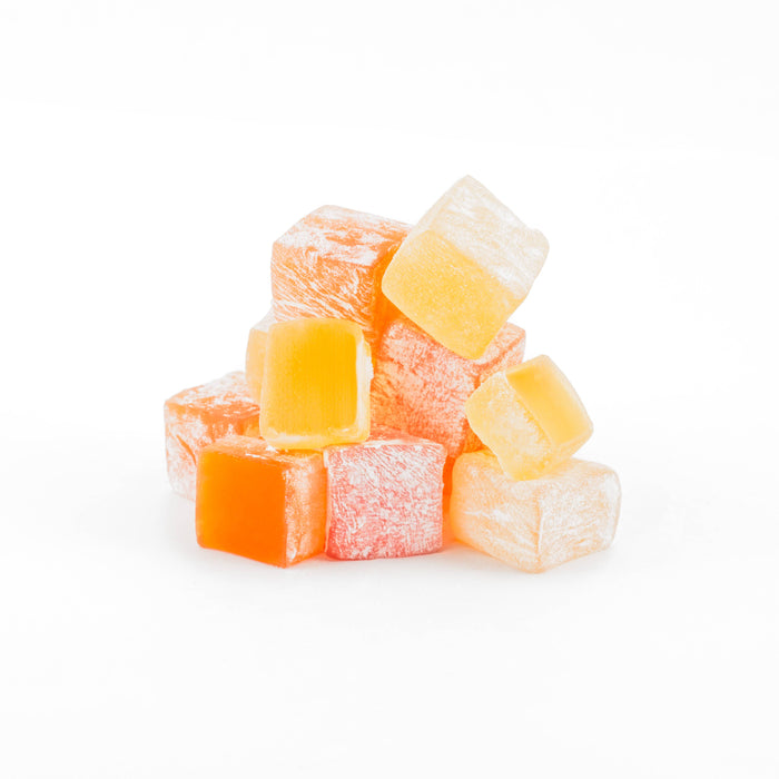 Turkish Delight (Lokum) - Rose and Lemon flavour 250g pouch