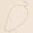3mm Classic Pearl Link 18K Gold Dipped Necklace