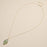 Iridescent Cloud-Shaped Pendant Necklace