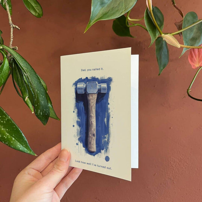 Dad, you nailed it | Funny Father's Day Greeting Card