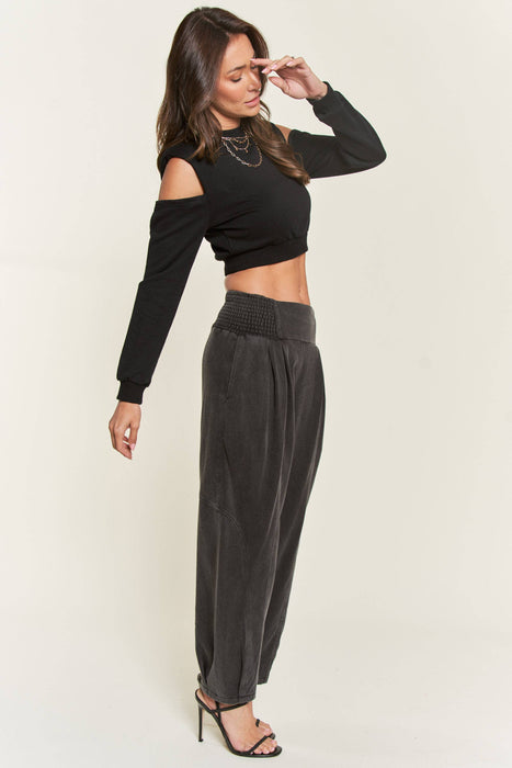 Wide Band Loose Pants