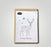 Wire Frame Reindeer Plantable Greeting Card